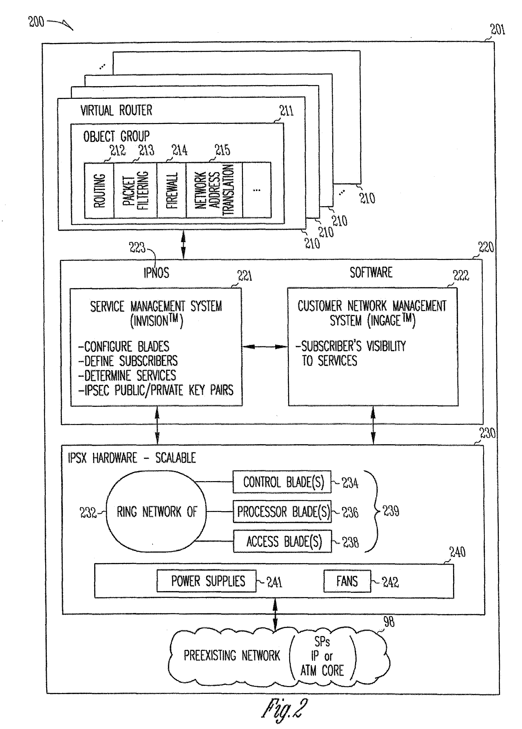 Packet routing system and method