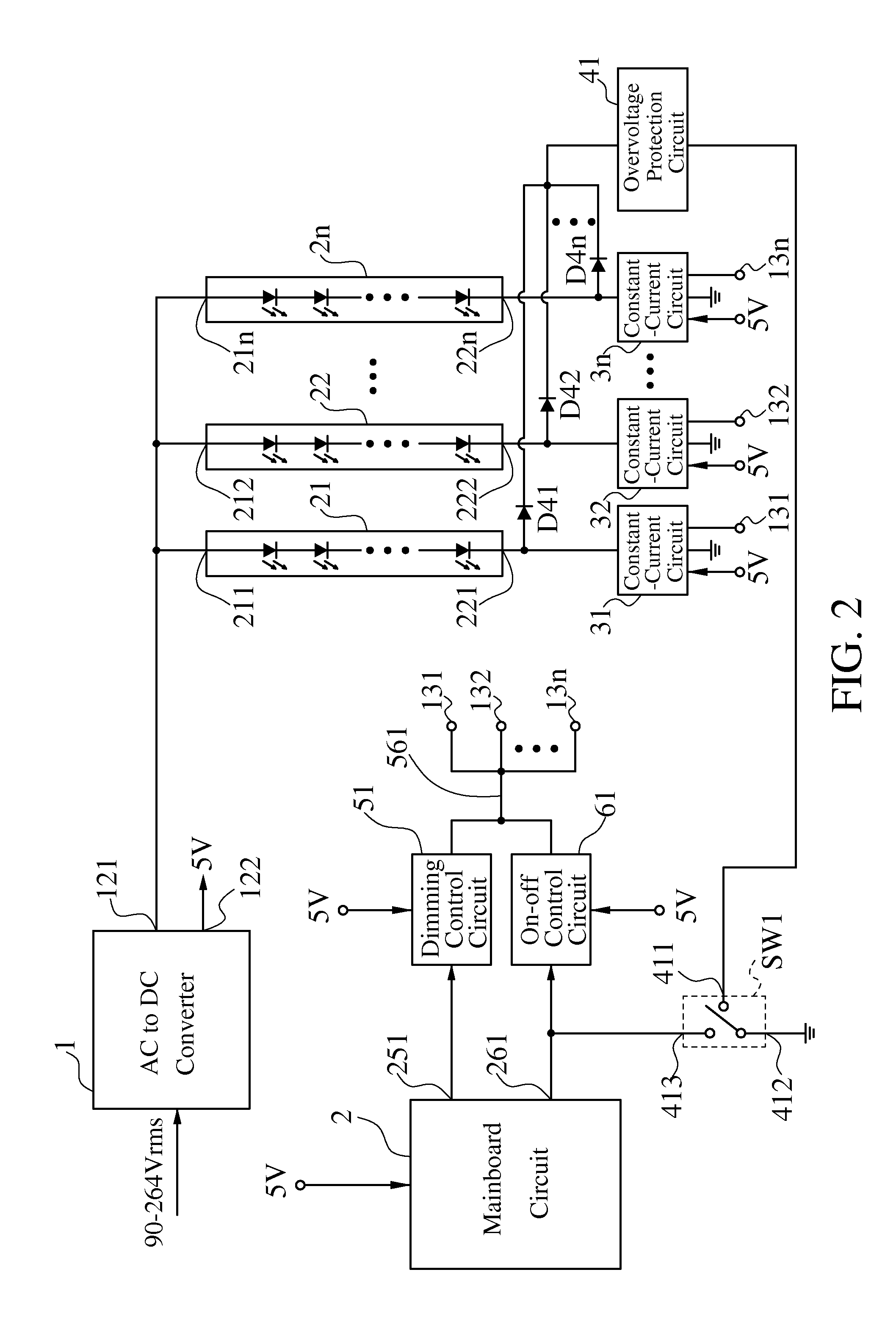 Driving circuit for LED lamp