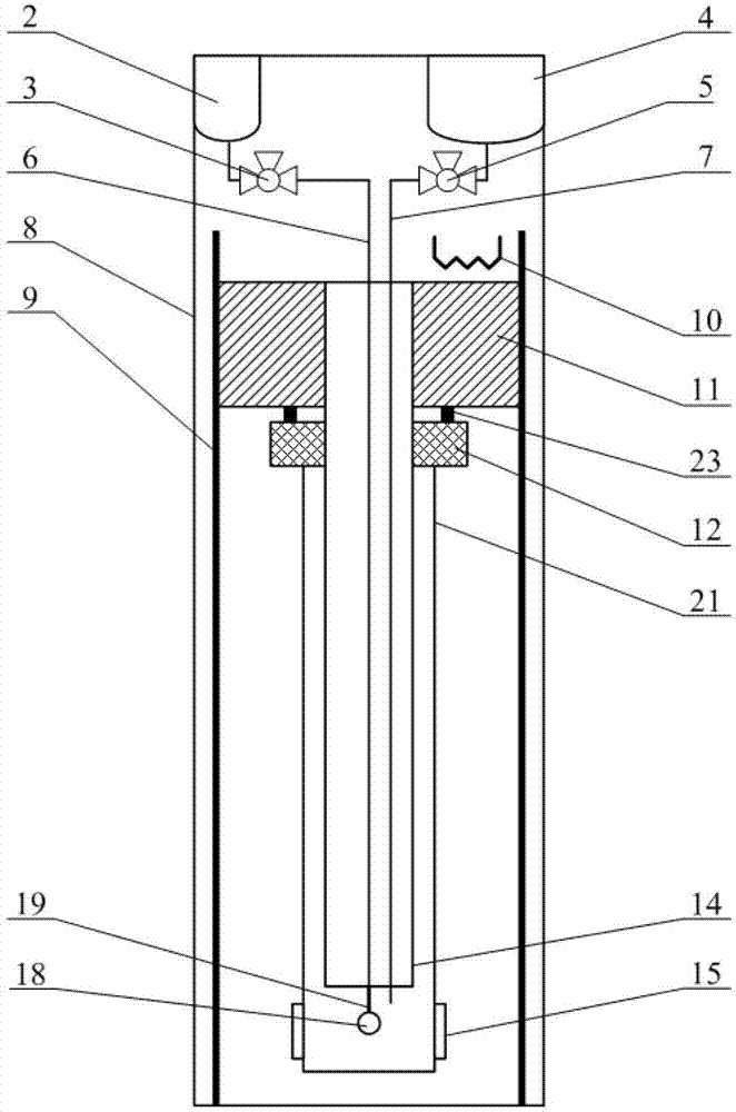 Fast ignition target fuel layering device based on fluid magnetic suspension and fast ignition target fuel layering method based on fluid magnetic suspension