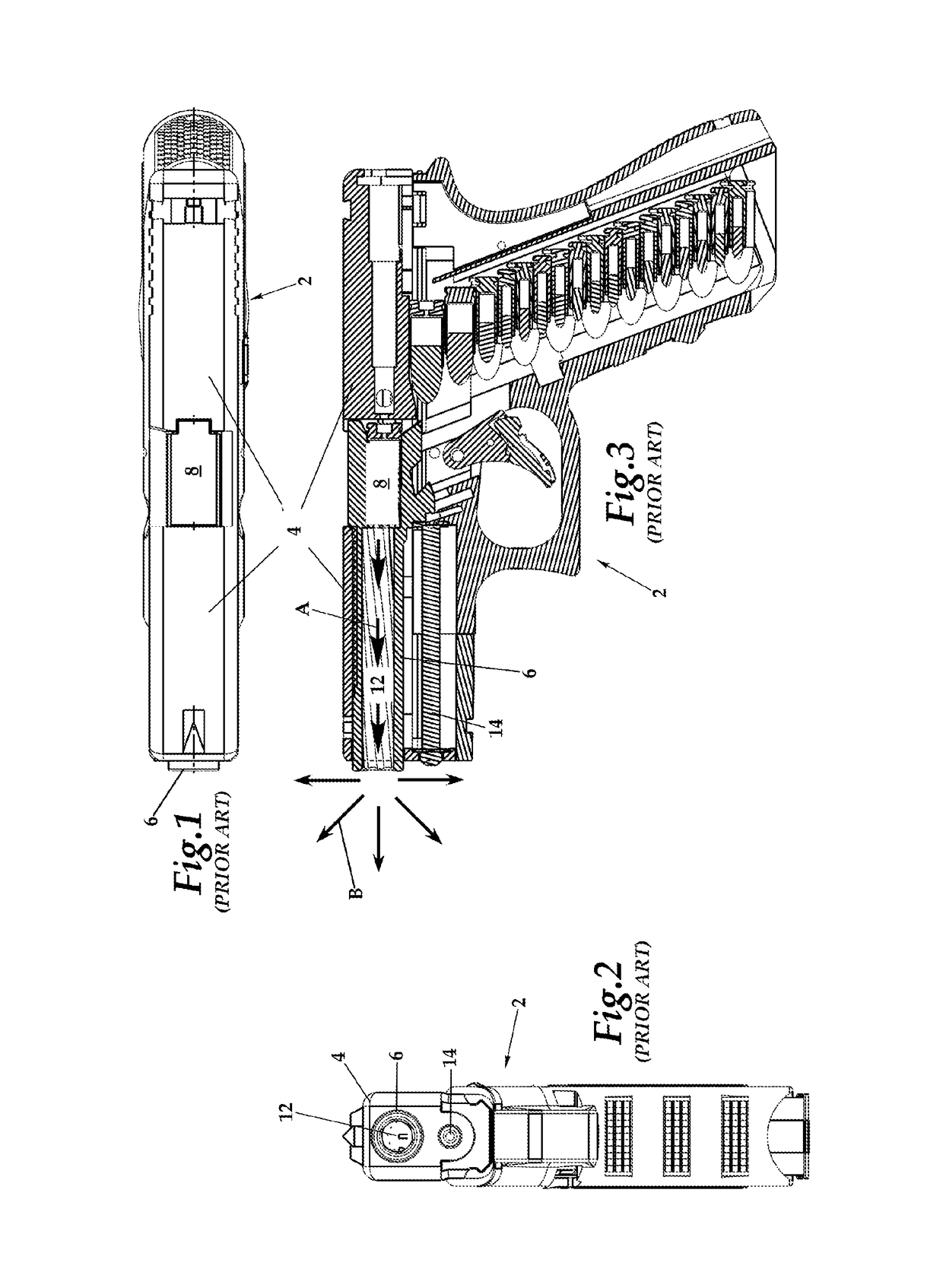 Muzzle brake with propelling nozzle for recoil control