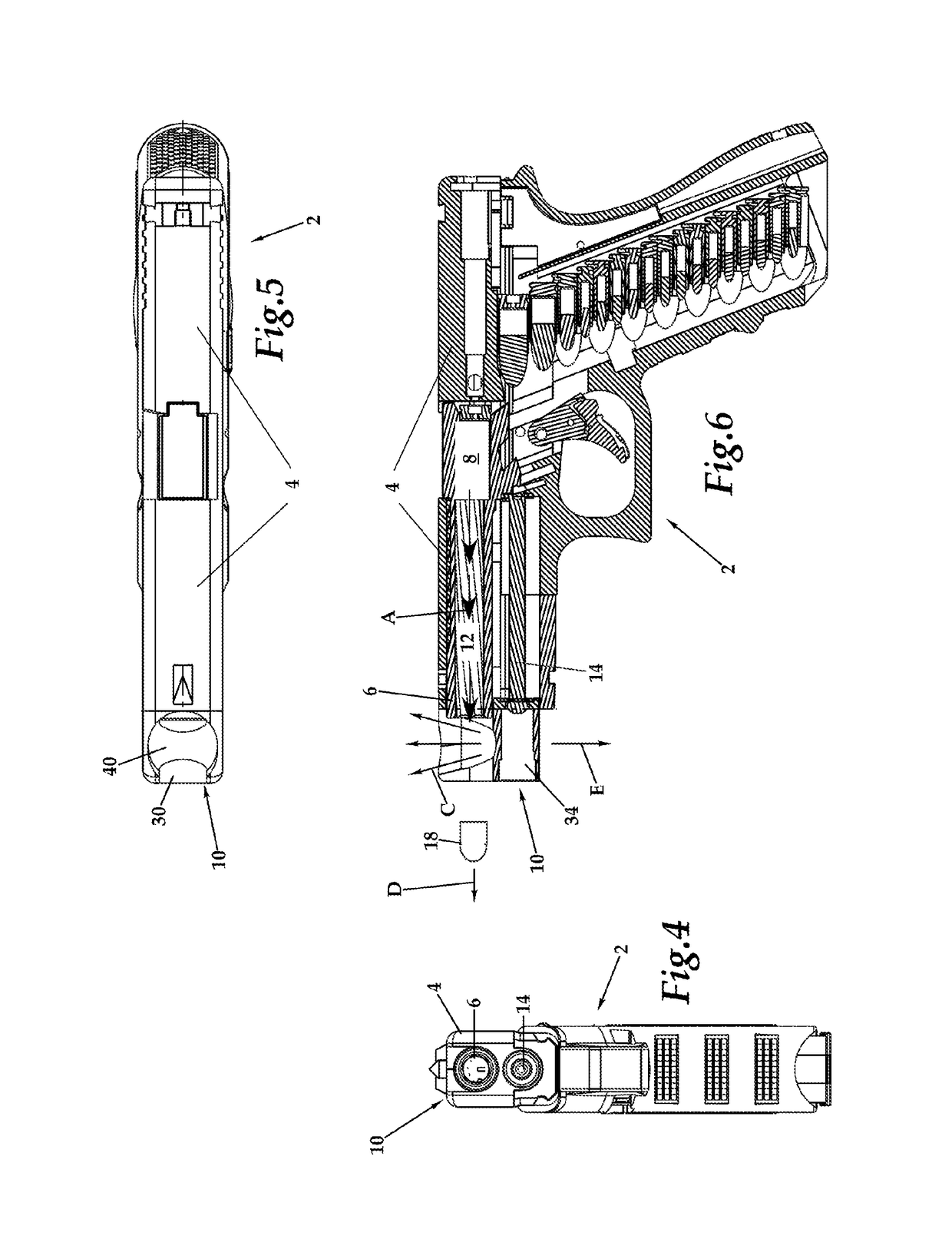 Muzzle brake with propelling nozzle for recoil control