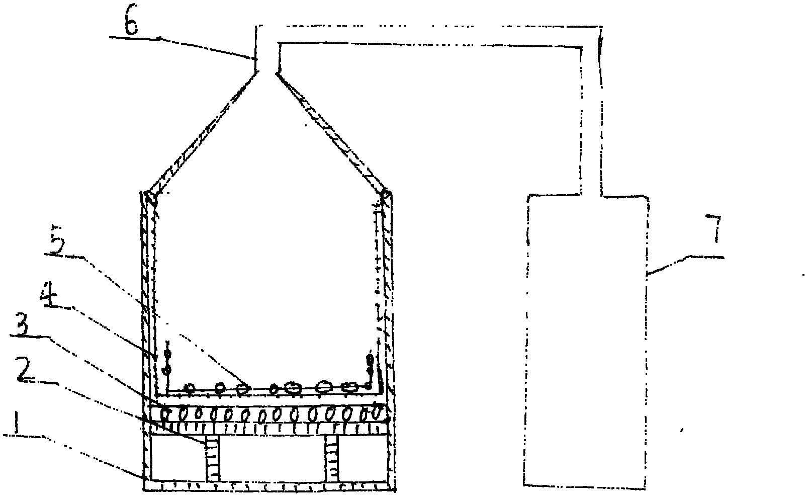 Five-grain wine brewing method and special device thereof