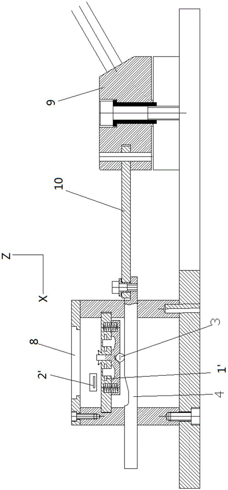 Bottom plate combined assembling mechanism for vehicle circuit board outgoing lines
