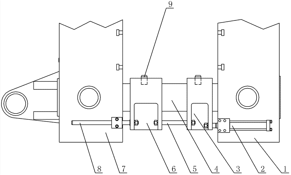 Die exchange device for die casting machine