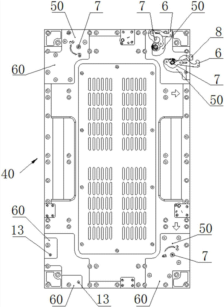 A lock with constraint chute, led box and led display