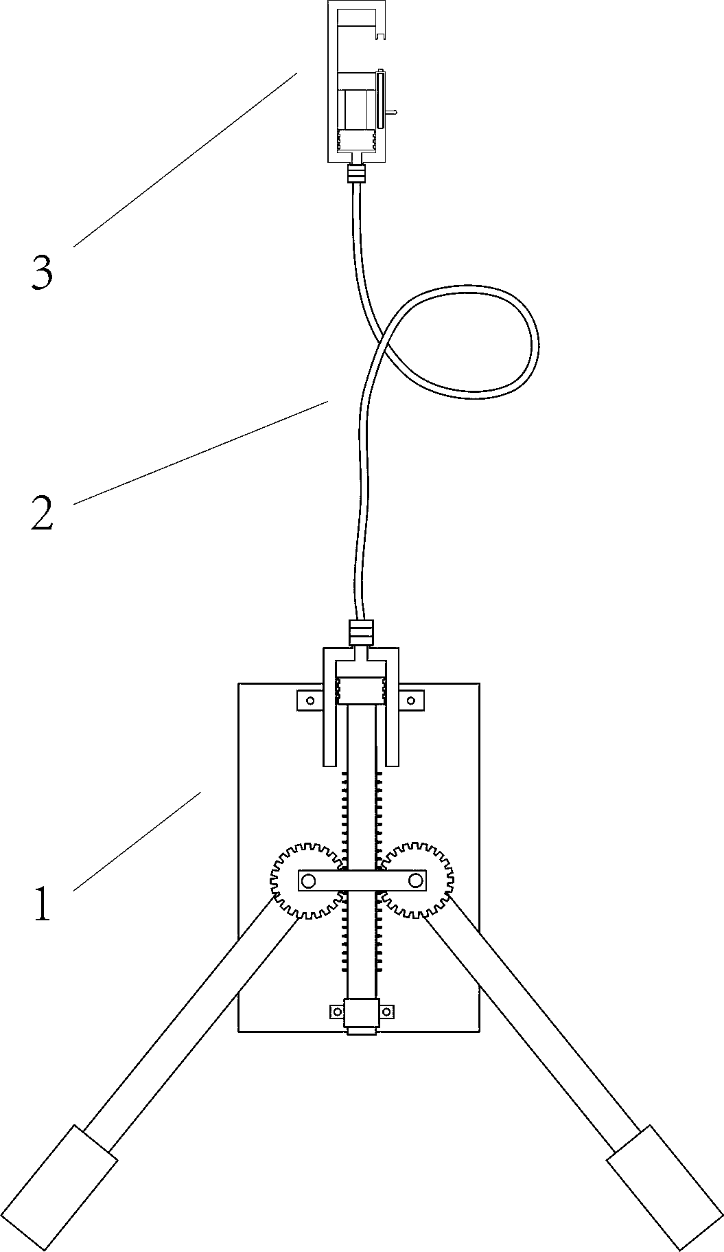 Steel wire rope cutter of automobile window regulator