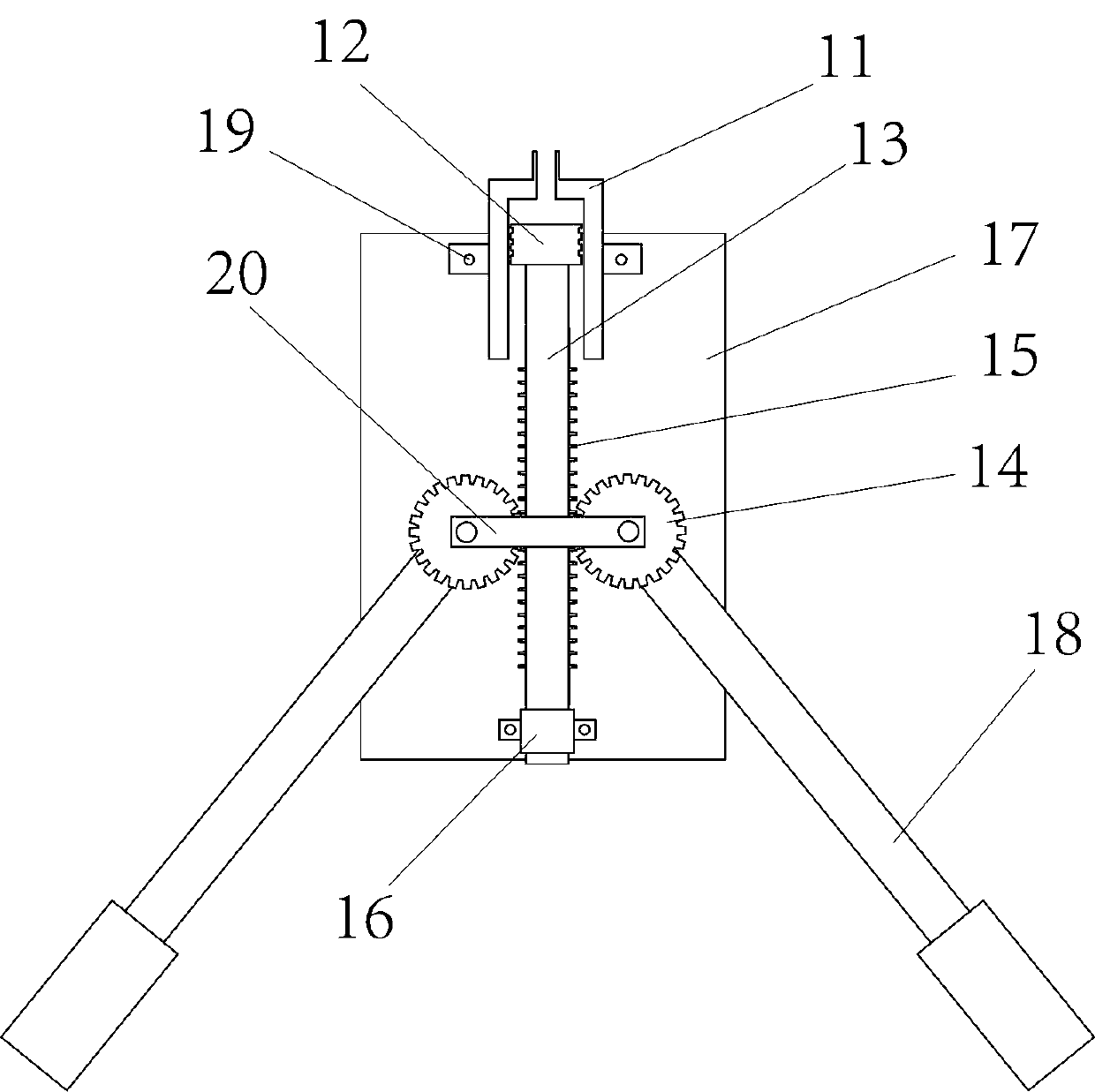 Steel wire rope cutter of automobile window regulator