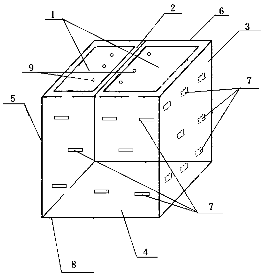 Rat catching device for walnut forest and application method thereof