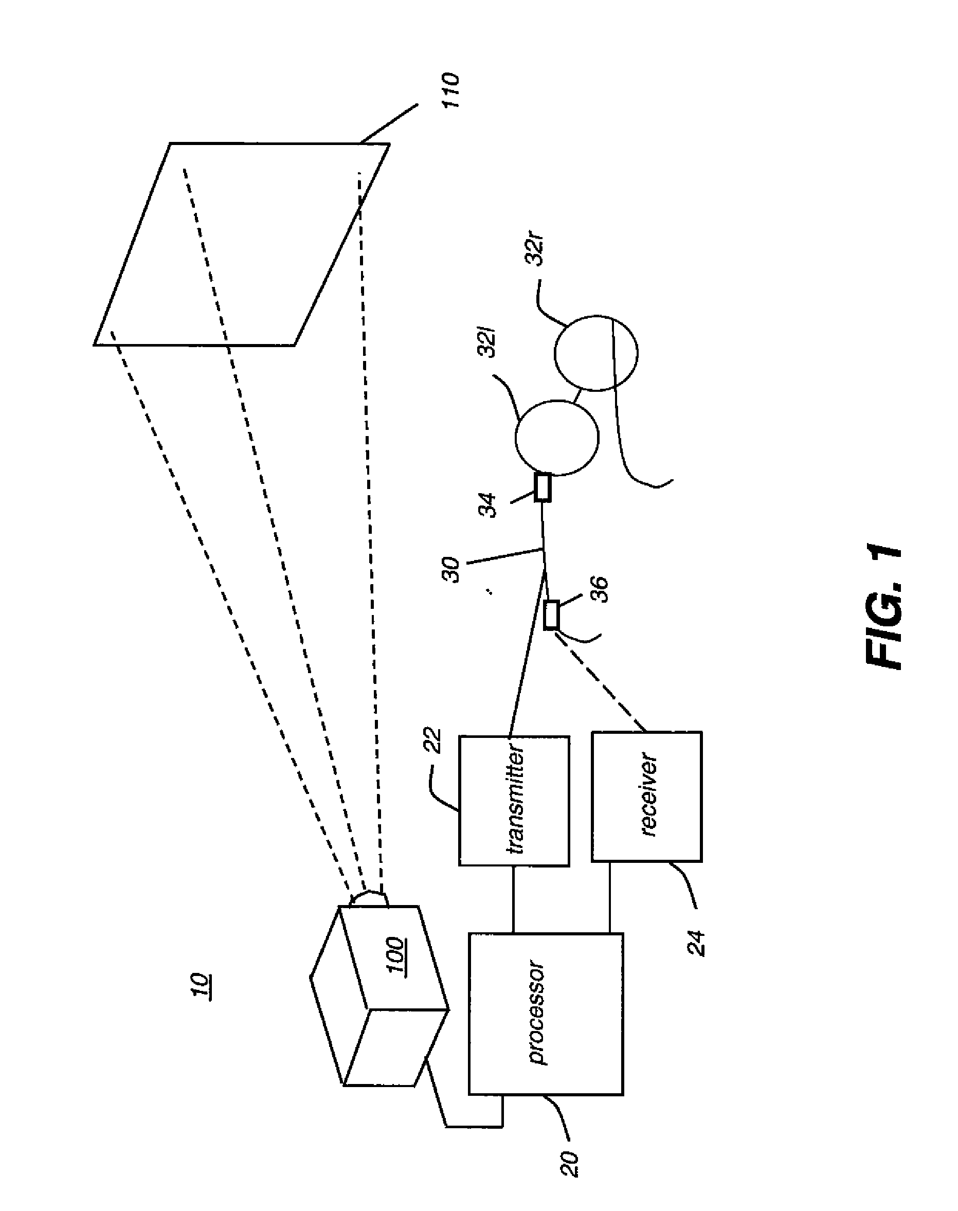 Switchable 2-d/3-d display system