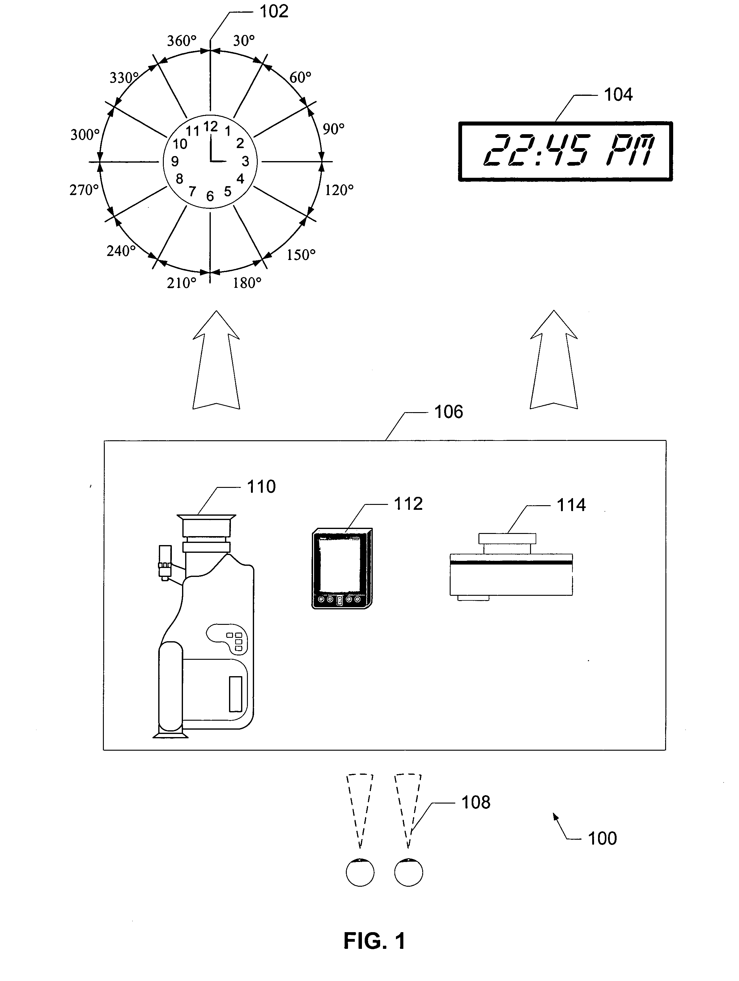 Method and system for image driven clock synchronization