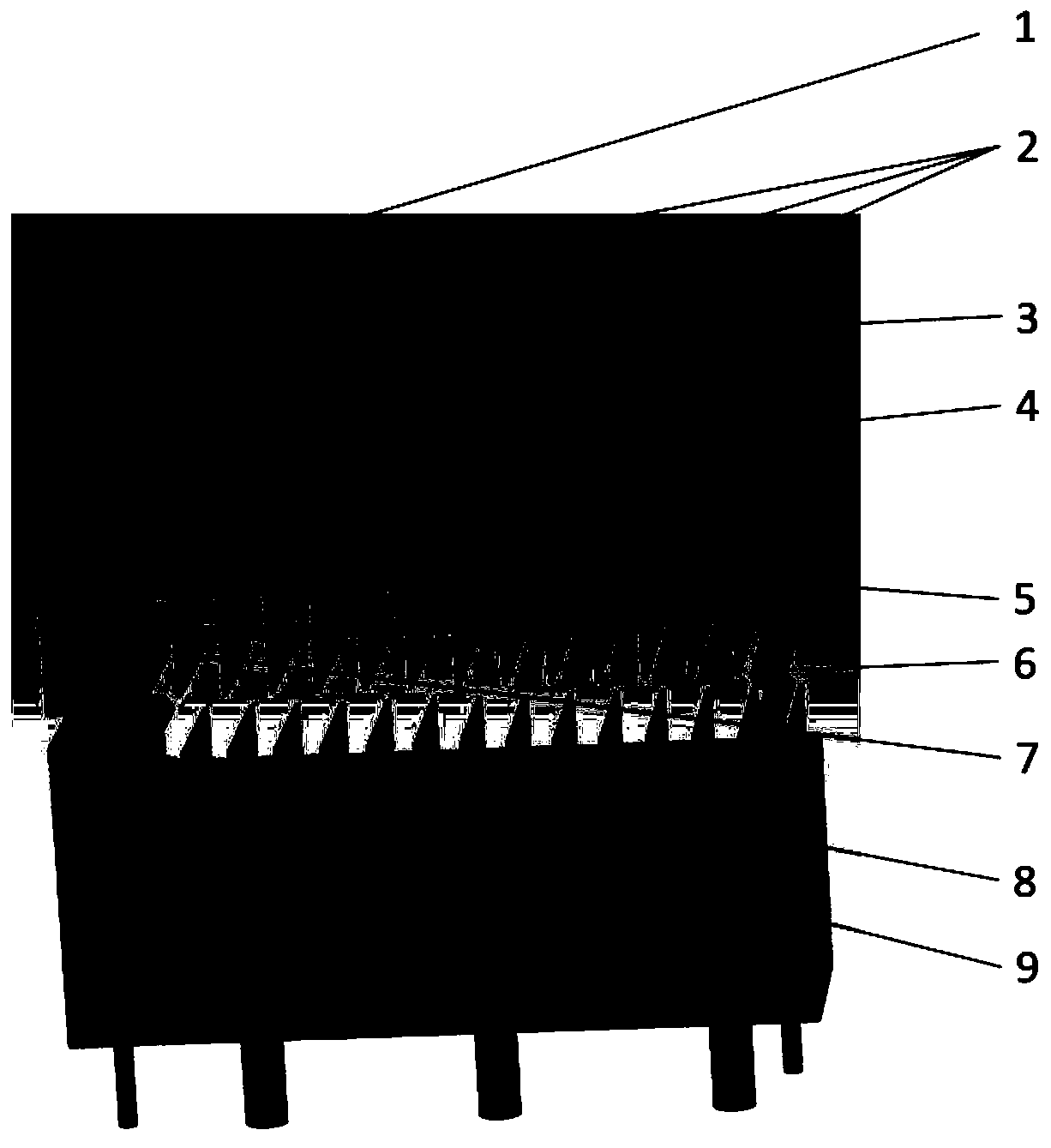 Gas sealing device for continuous carbonization furnace