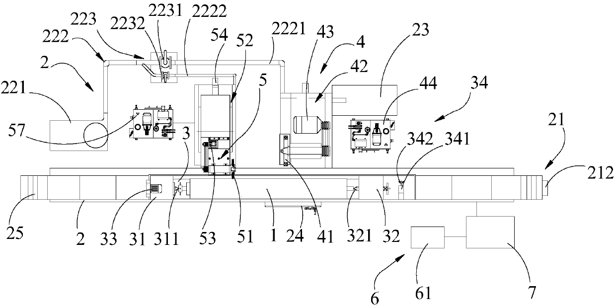 Numerically-controlled cot grinding machine with two grinding stands