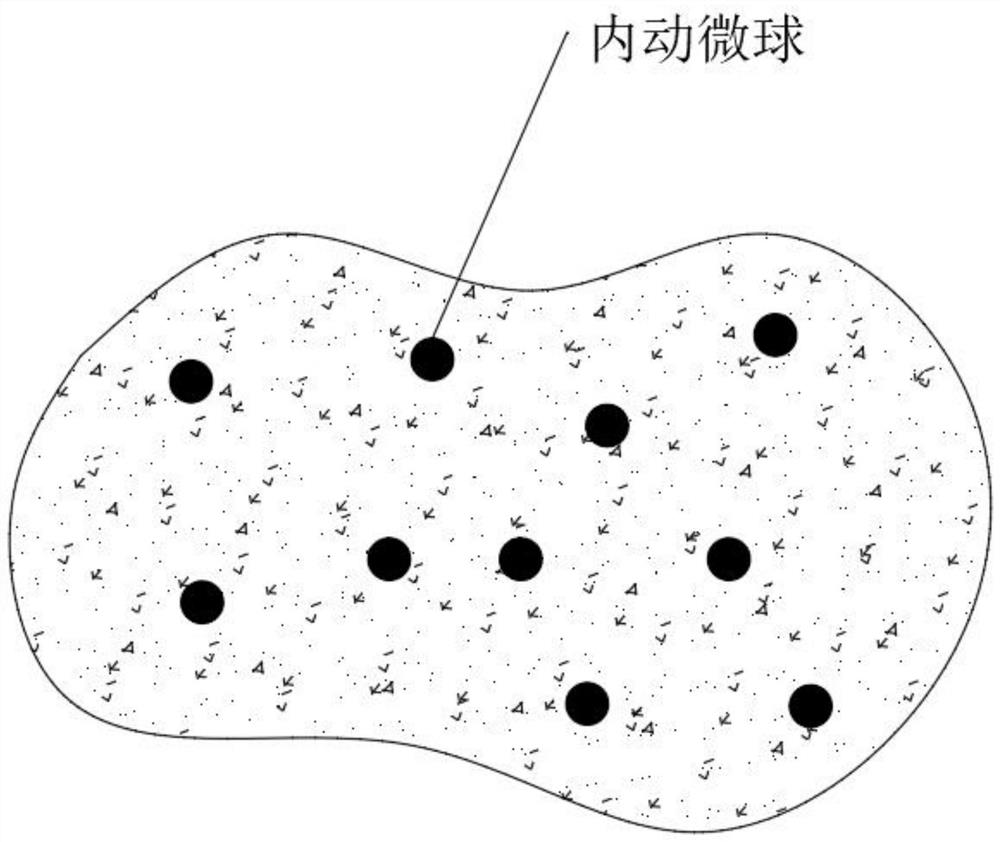 Internal moving type high-strength pervious concrete