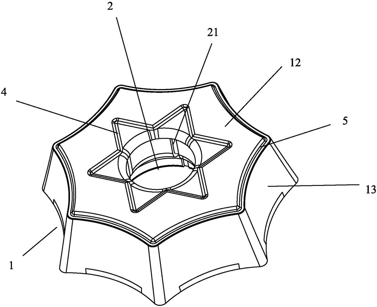 A turning/milling insert for processing special-shaped parts of high-hardness steel