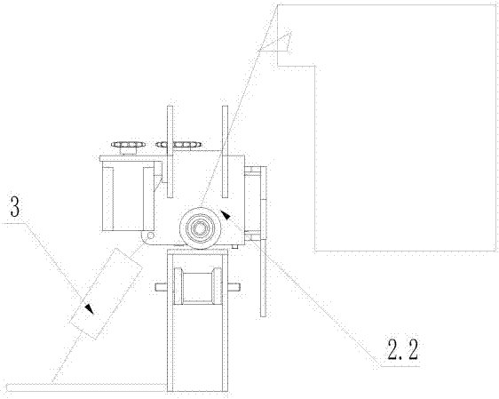 Automatic plate discharging device of stripping machine