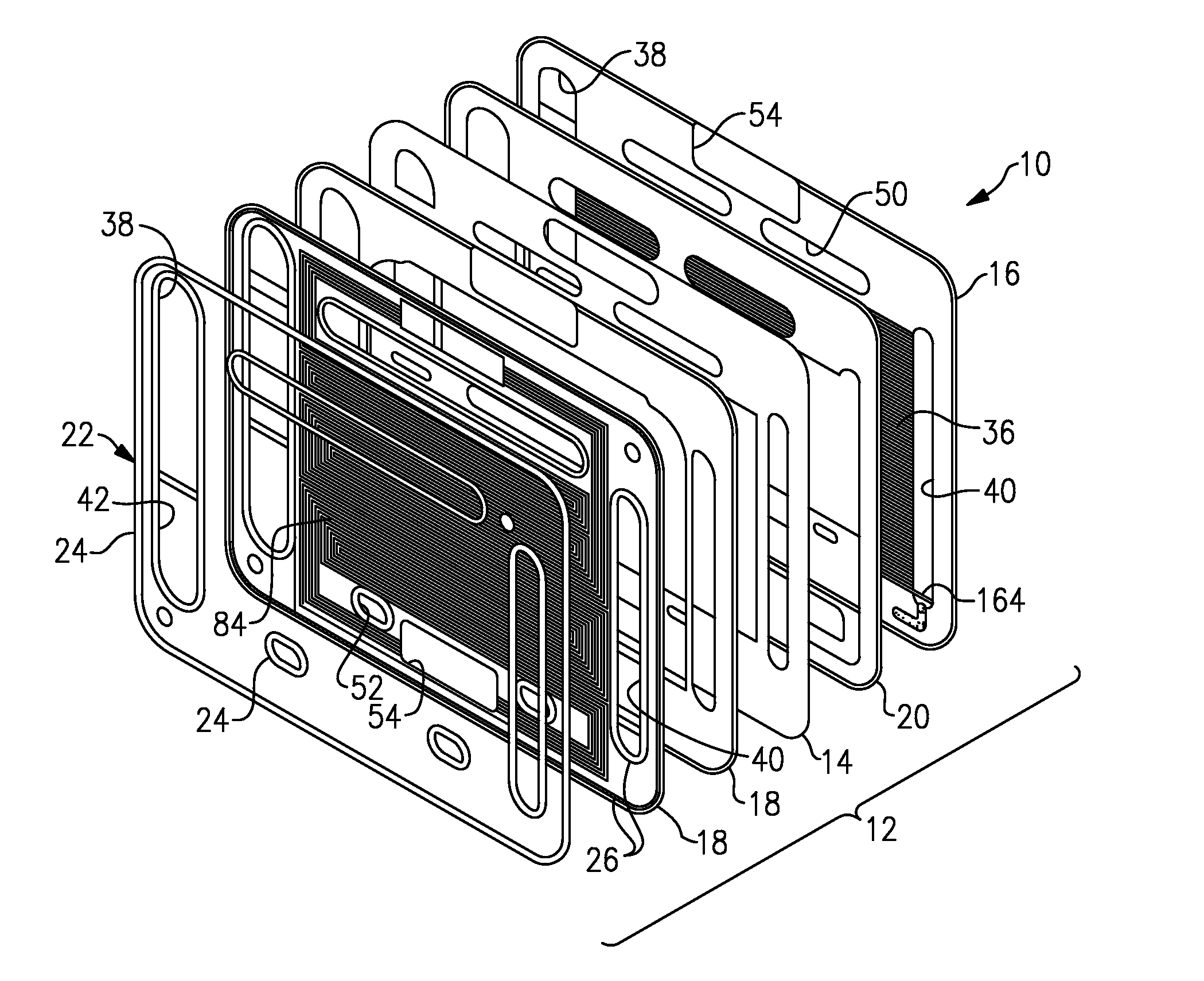 Fuel cell and bipolar plate having manifold sump