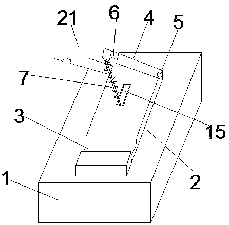 Intelligent charging bank bracket