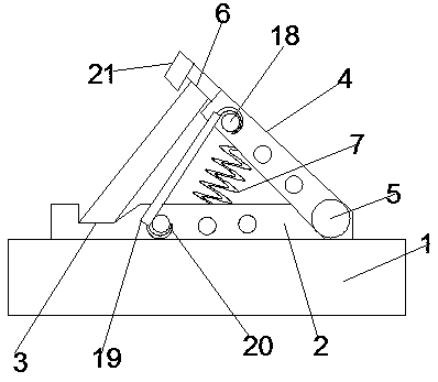 Intelligent charging bank bracket