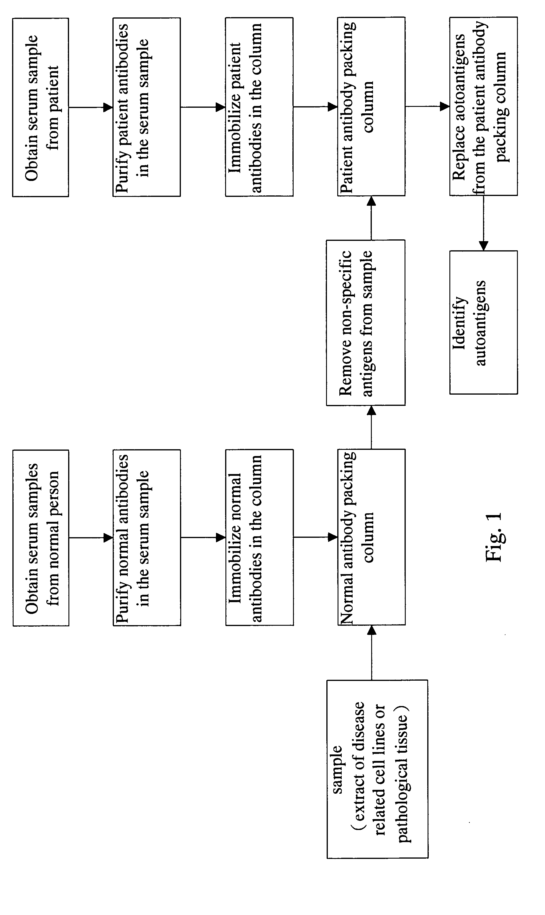 Method for screening autoantigen