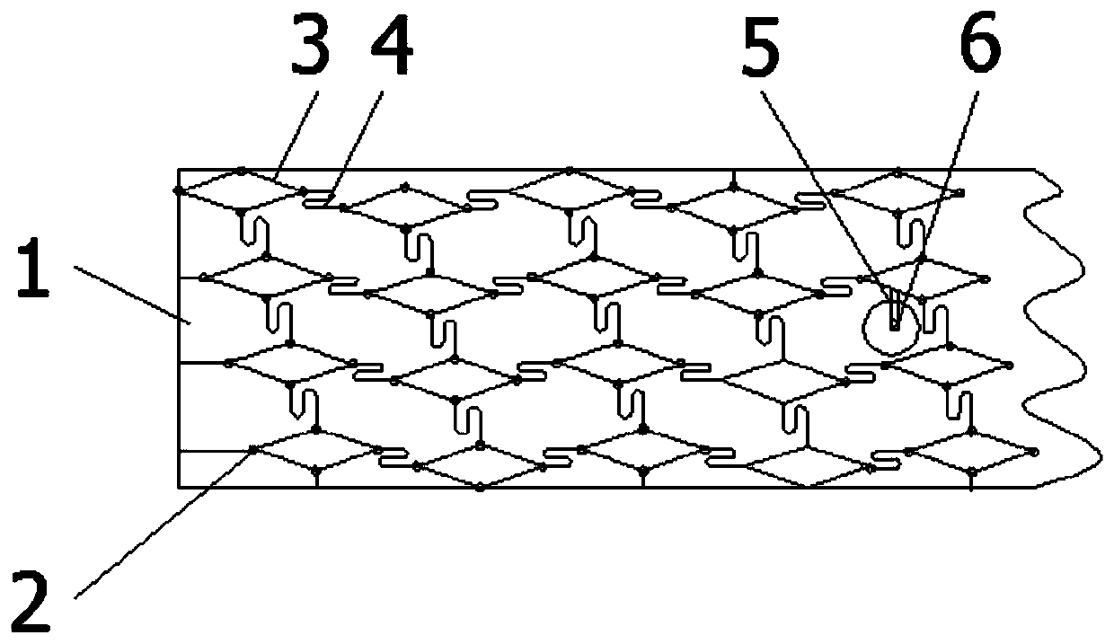 Magnesium alloy vertebral artery degradable stent