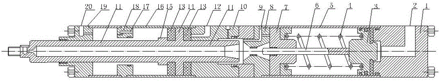 Novel gas-liquid pressure cylinder