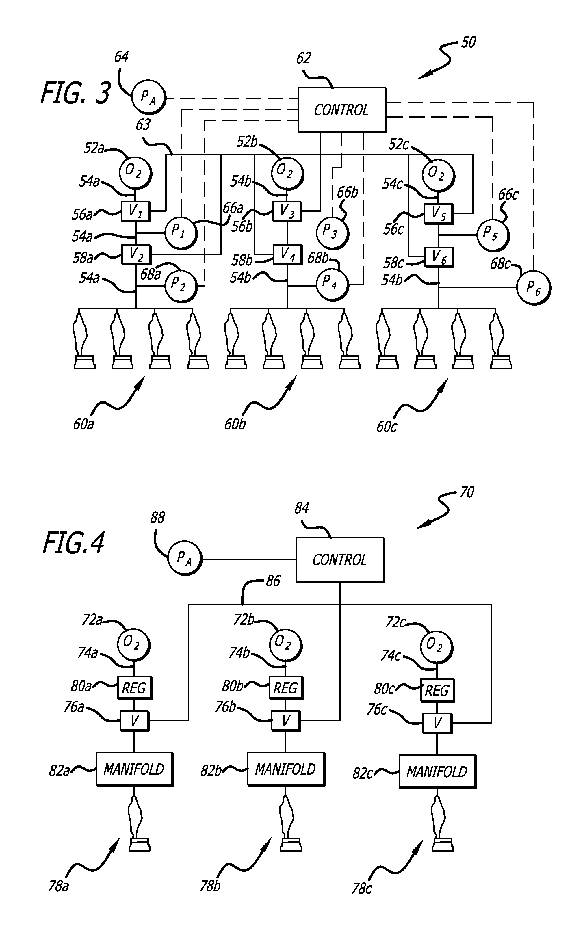 System for regulating the dispensing of commercial aircraft passenger oxygen supply