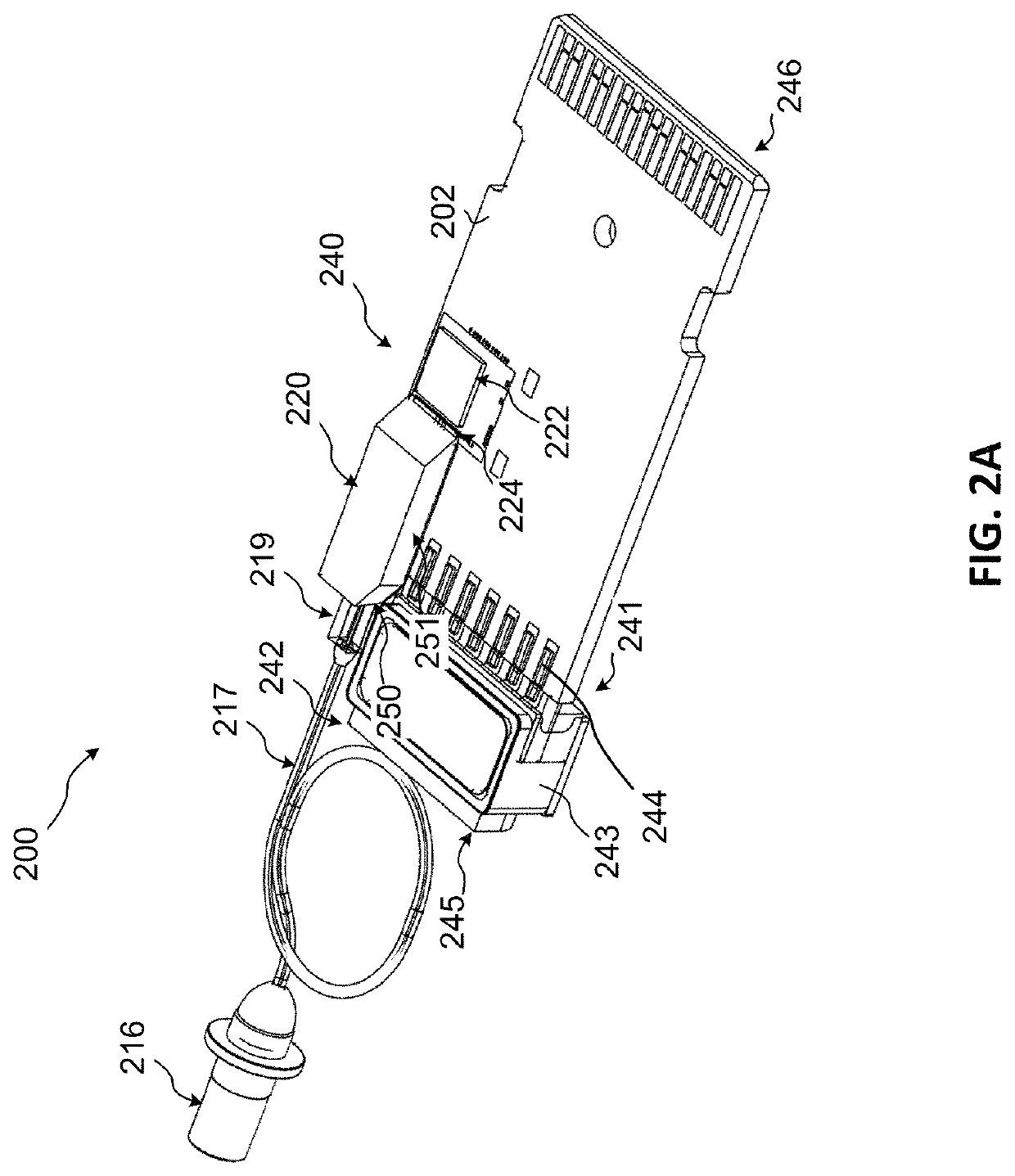 Optical demultiplexer with truncated profile and an optical transceiver module implementing same