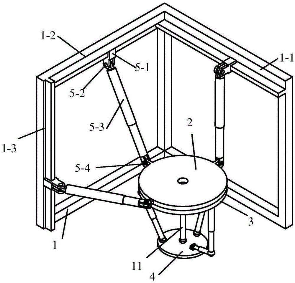 Fully decoupled three-rotation three-movement six-degree-of-freedom hybrid mechanism