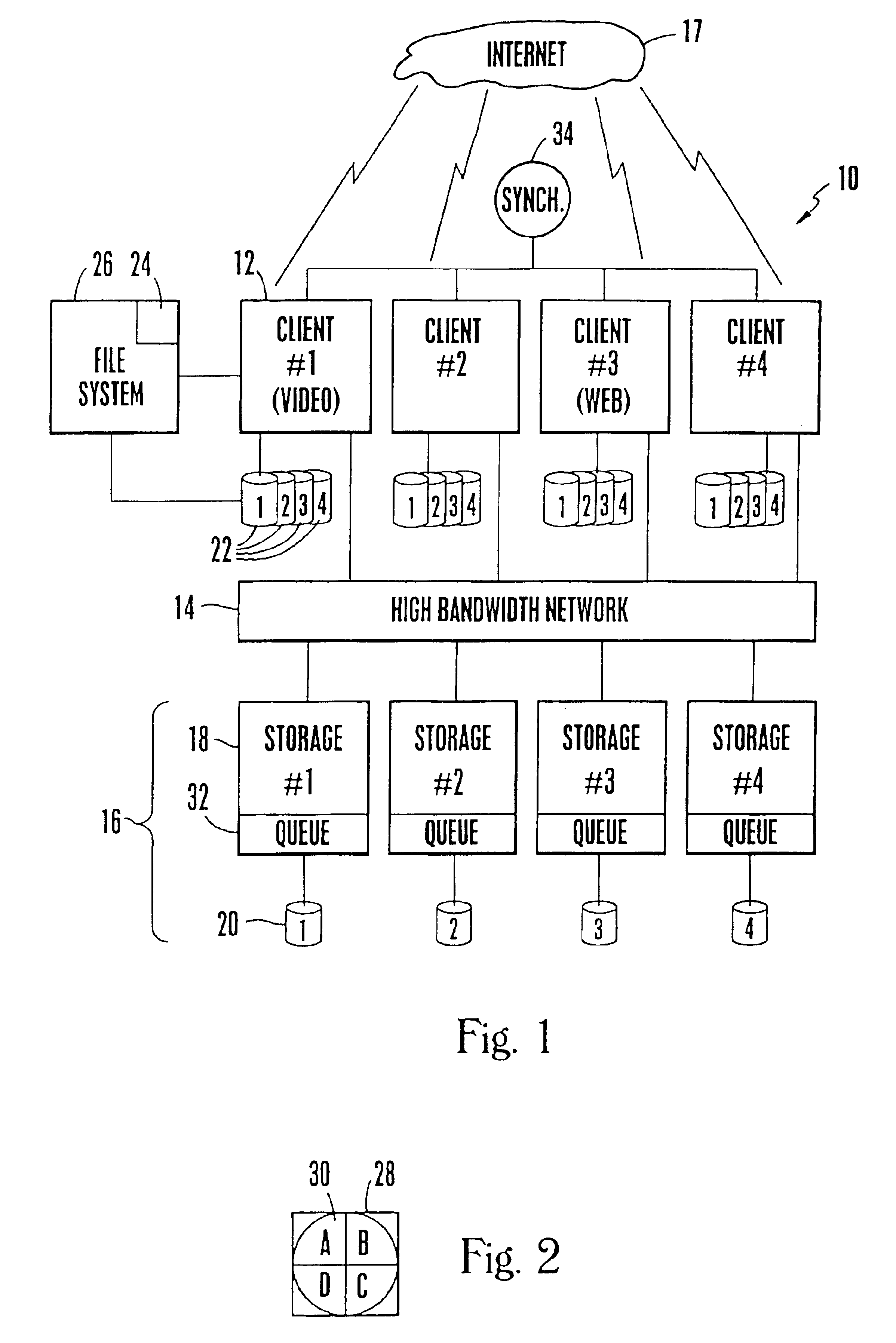 Real-time shared disk system for computer clusters