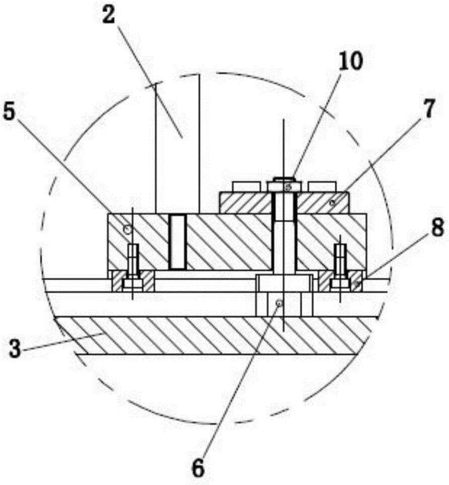 Tool for rapidly avoiding and resetting three-coordinate measurement head replacing frame