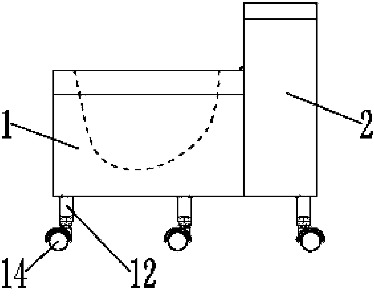 Medical pedestal pan for facilitating use of infected patients