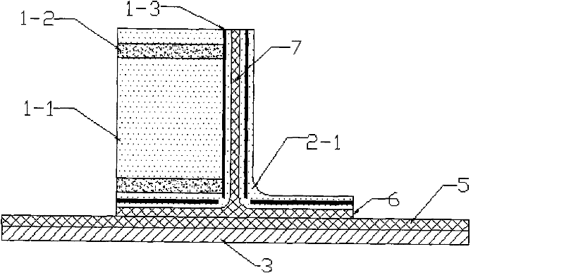 Forming mould of large-sized composite material-made reinforcing wall plate by vacuum assisted resin infusion