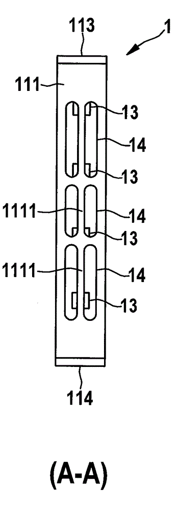 Spacer for a battery, battery and motor vehicle