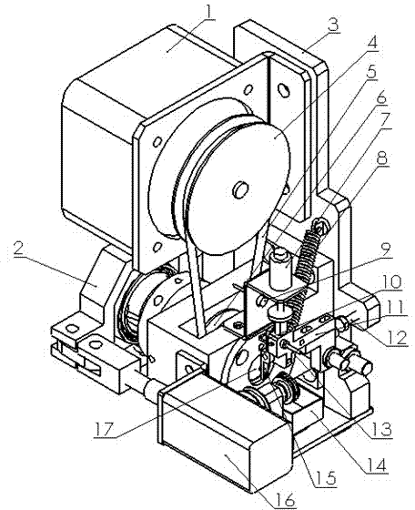 Automatic grinding device and grinding method of ceramic inserting core inner hole