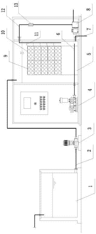 Industrial wastewater treatment method and device