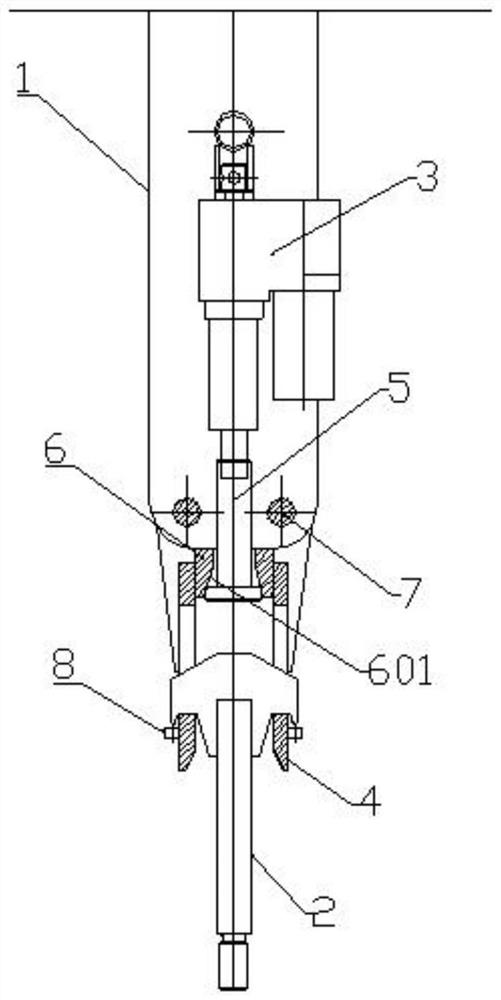 An automatic detachment and hanging safety sling