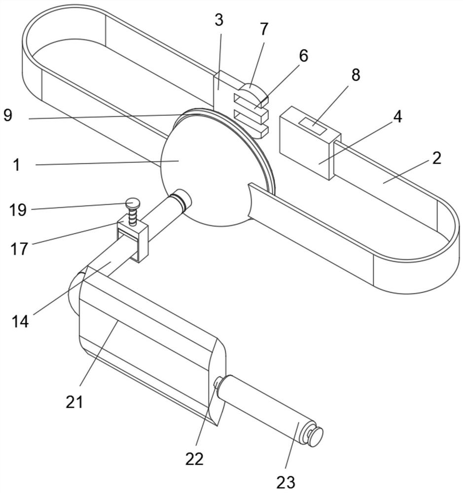 Breast pumping device for gynecological nursing