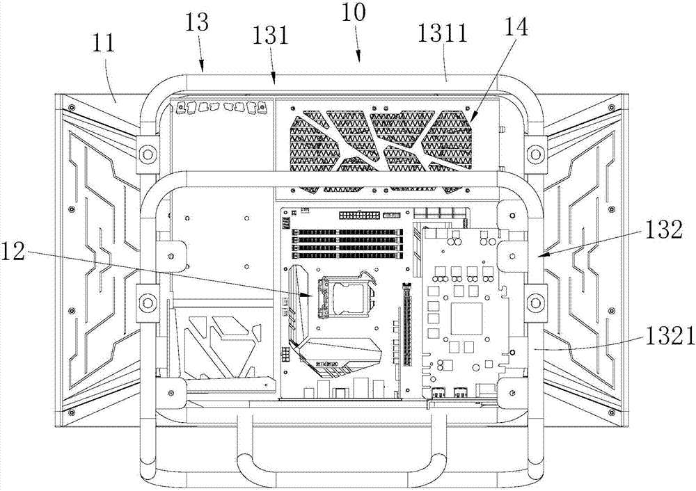 Integrated Water-cooled computer machine