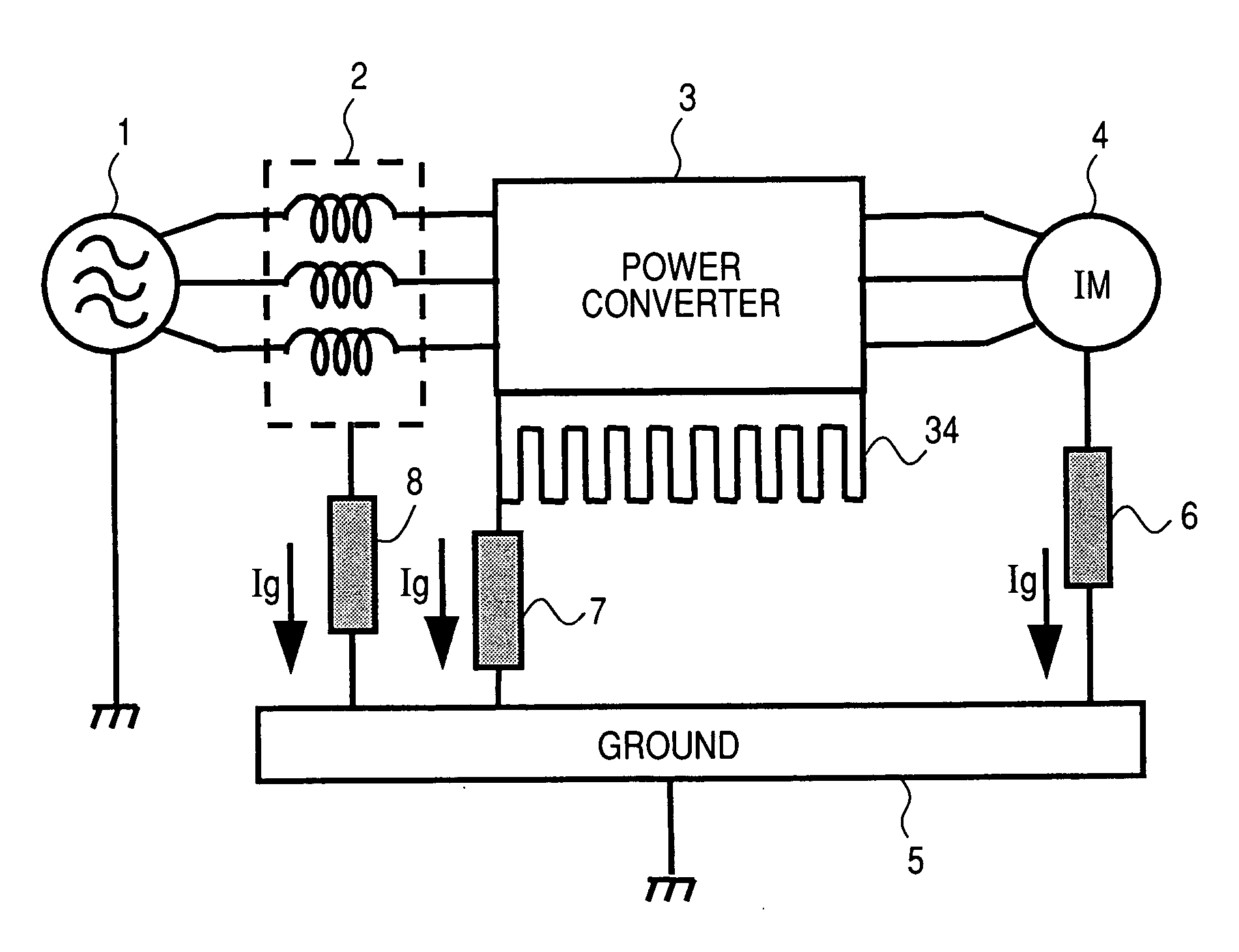 Power converter and system using the same