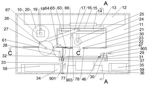 Mobile phone film laminating machine capable of automatically positioning and removing dust