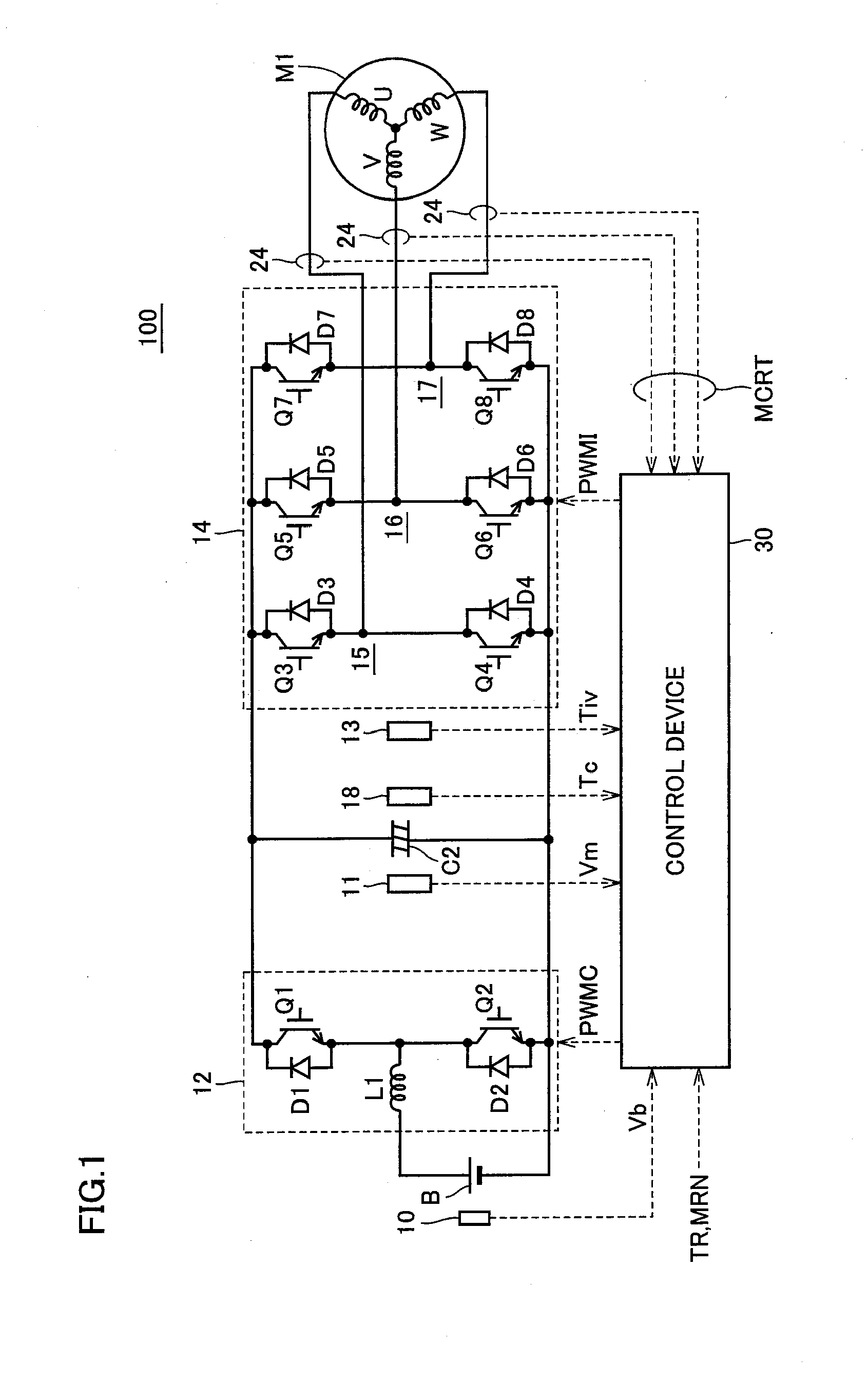 Load drive device and vehicle equipped with the same