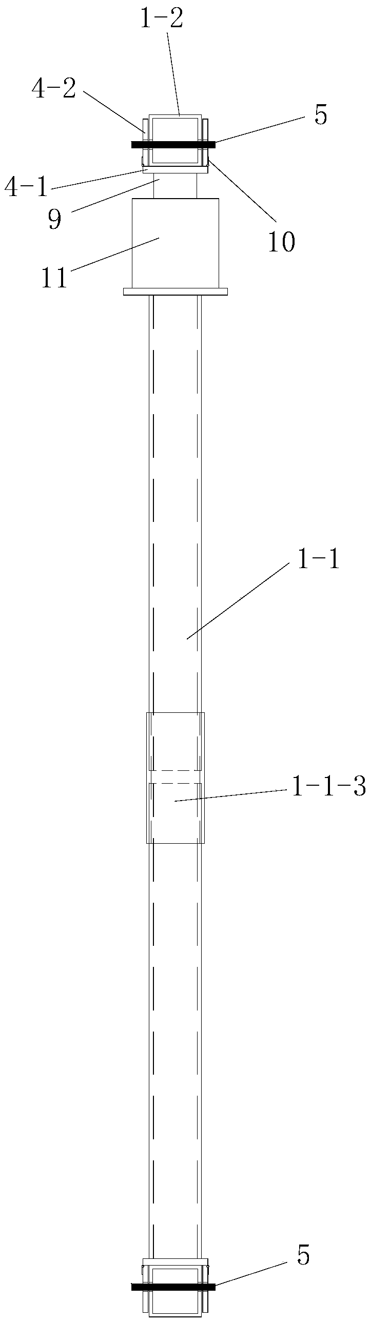 Hydraulic supporting method for concrete replacement of shear walls in high-rise building