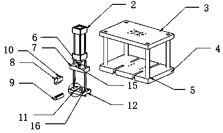 Clamp device for steel plate cutting