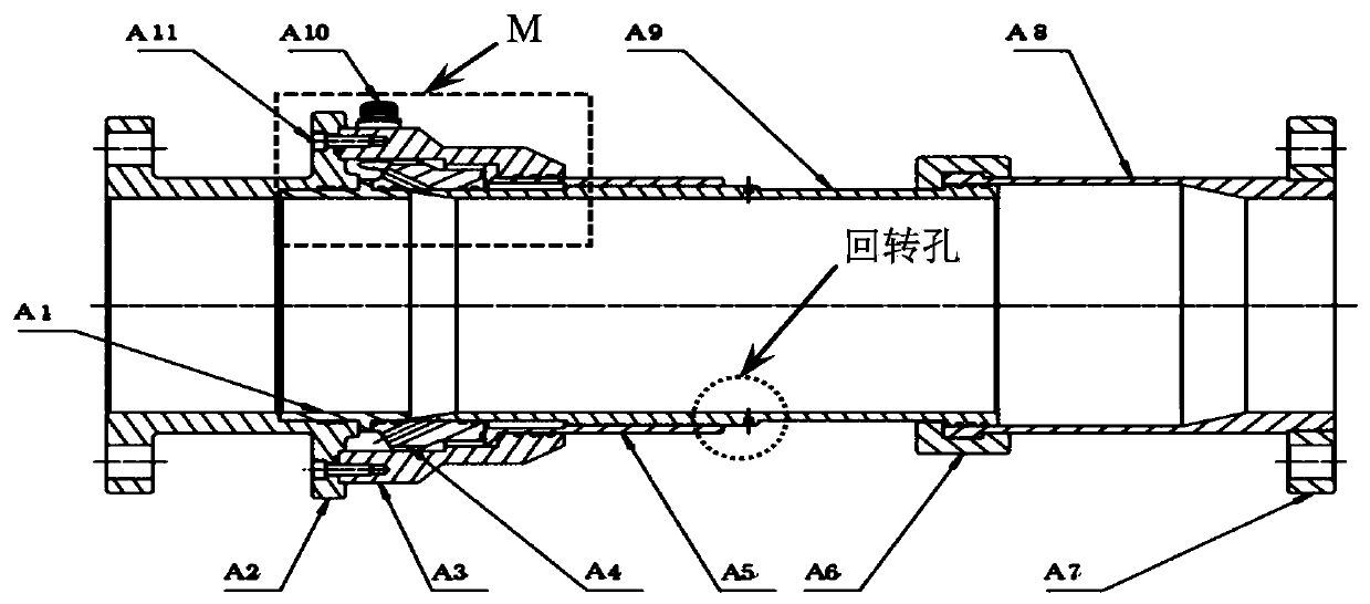 Drilling wellhead suction auxiliary drainage manifold system