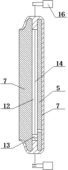 A kind of window frame structure for aircraft composite damping plate and installation method thereof