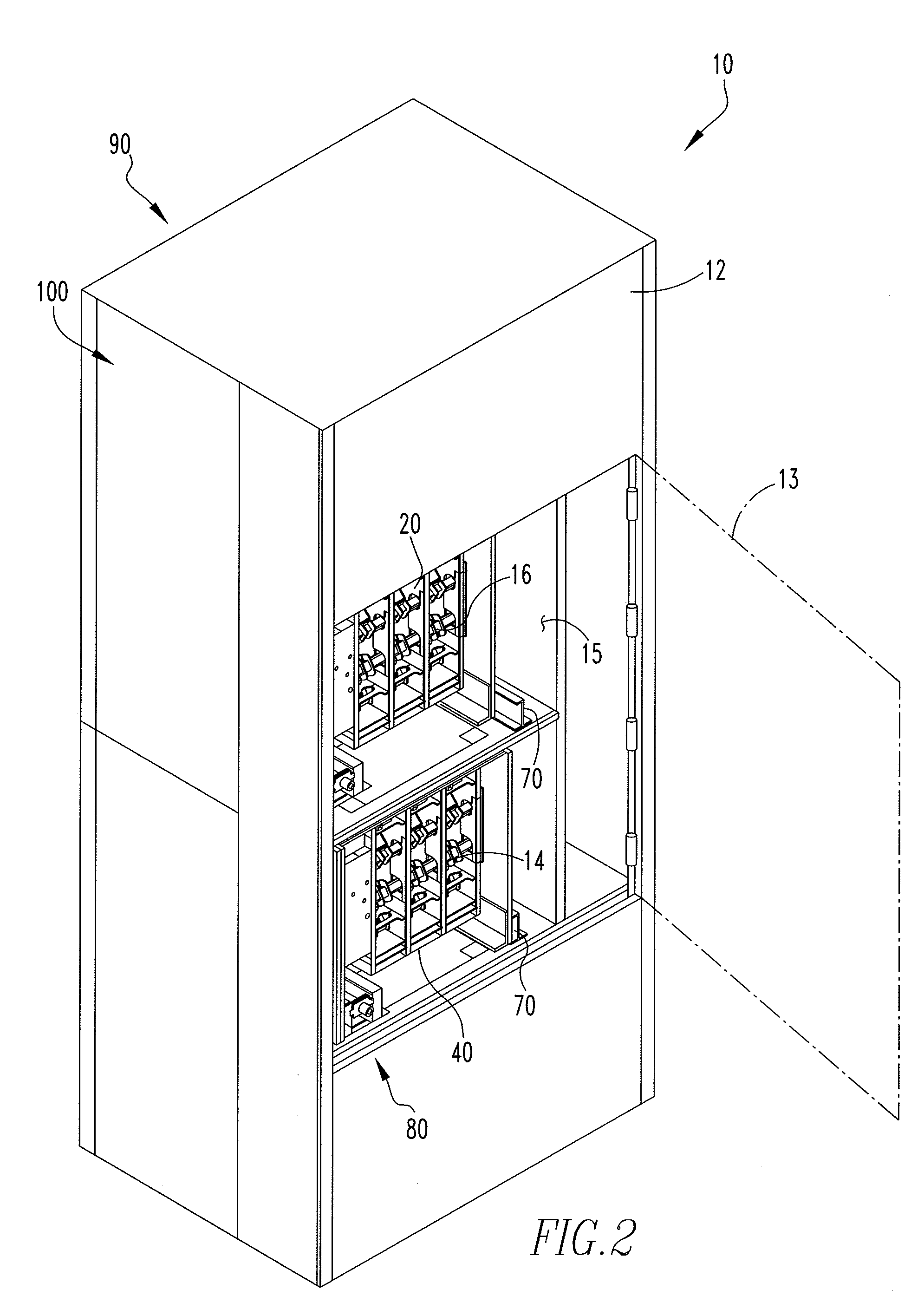 Closed transition automatic transfer switch assembly and associated method