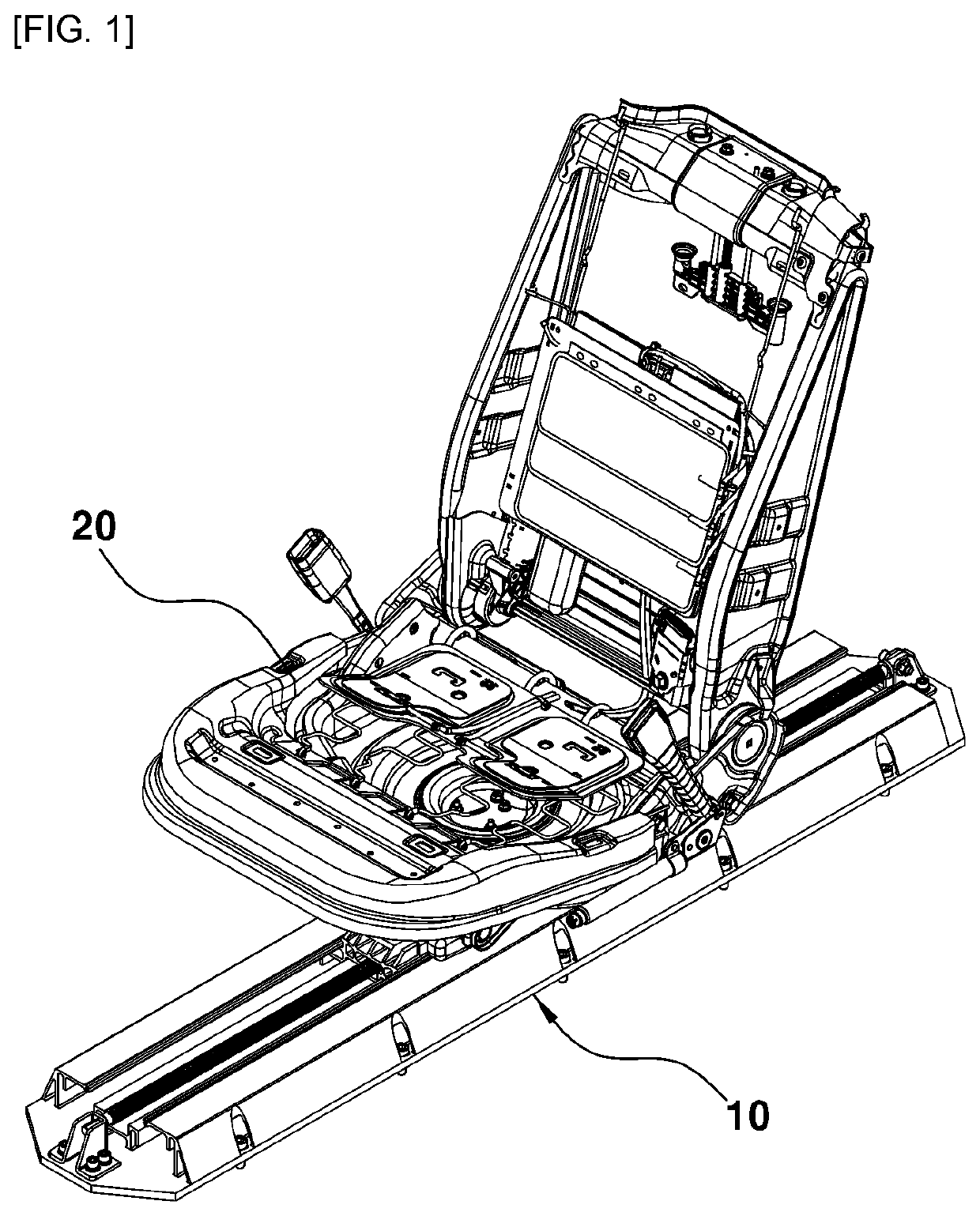 Seat track mechanism for vehicle