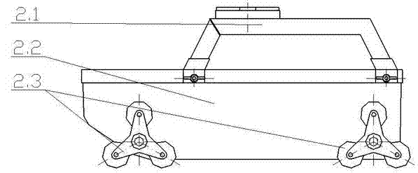 Movable automatic horizontal positioning detection arm for tunnel