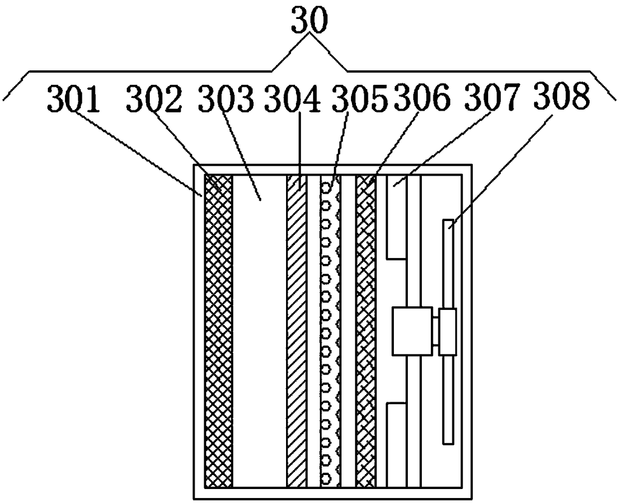 Machining device of hardware parts