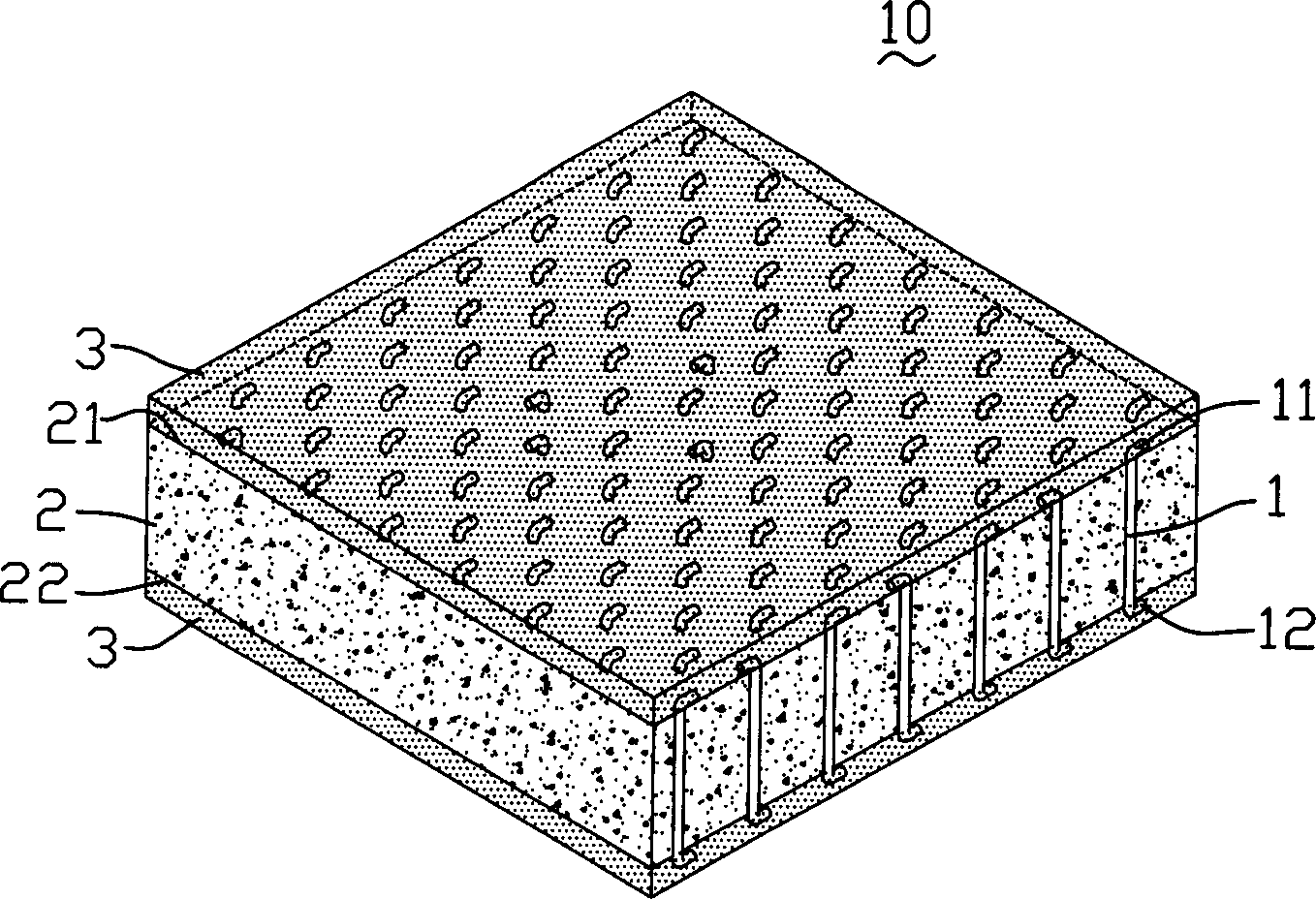 Heat interface material and its making process